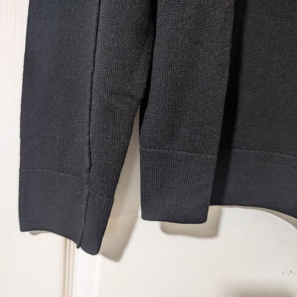 Good Man Brand | Modern Slim Fit Merino Wool Sweater In Black - Picture 7 of 10